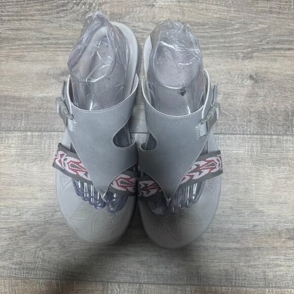 Dansko Alecia Gray Leather Strap Thong Sandals Women's Size EU 41 - Picture 2 of 6